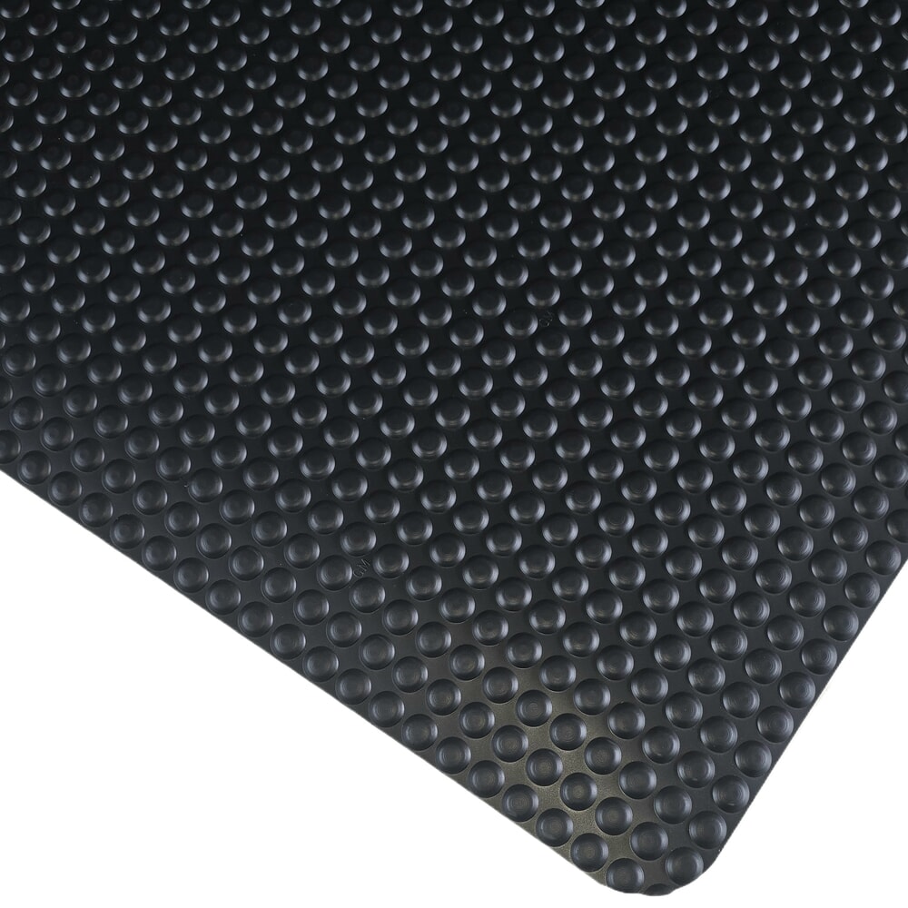 Illustration du produit: Steinbock® Tapis anti-fatigue ErgoSoft Pro, sculpture en demi-cercle, 2 couches, 900 mm x 1 500 mm, noir/jaune