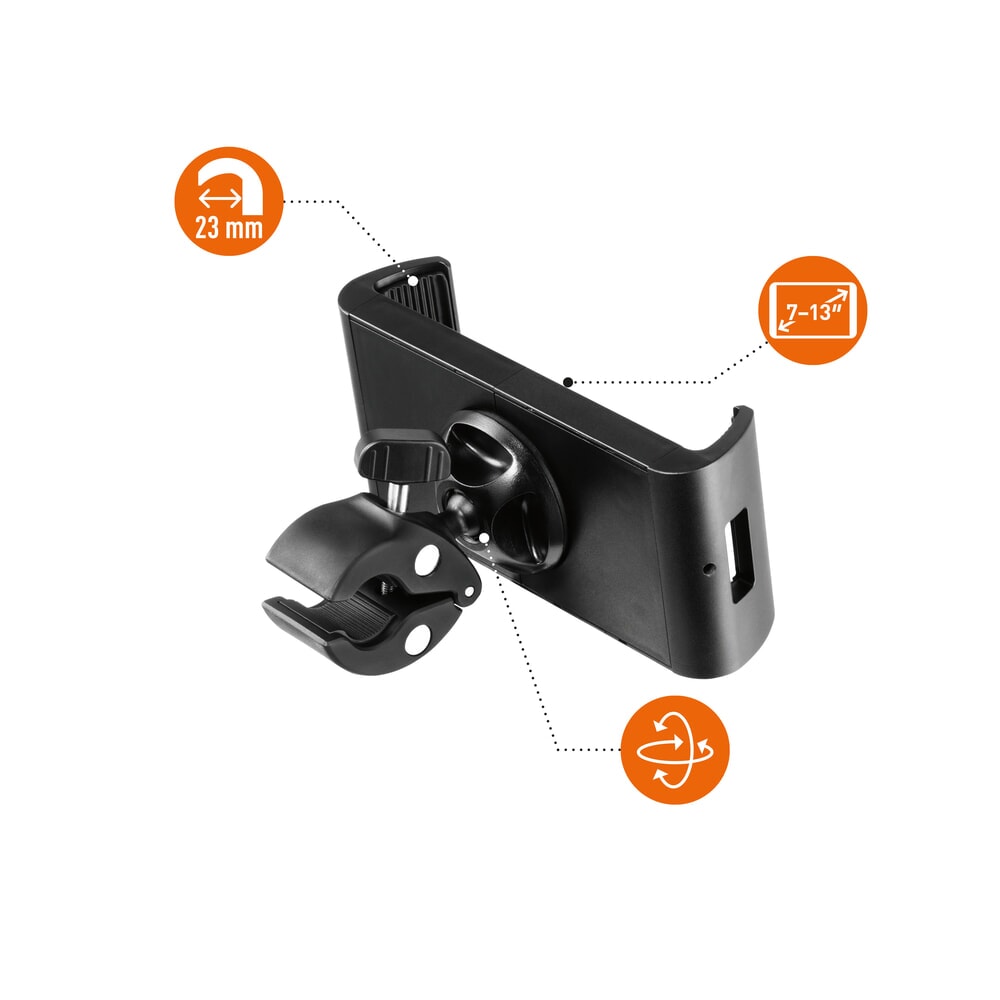Illustration du produit: DURABLE Support de tablette pour tablettes de 7 à 13 pouces, TOUGH KLEMME XL, pince