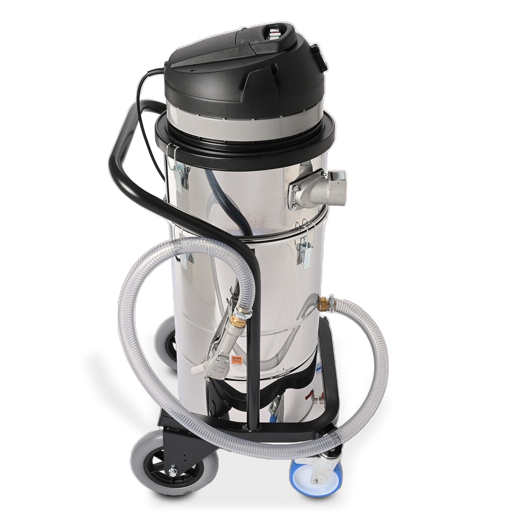Steinbock® aspirateur d’huile et de copeaux à pompe VS 2/90 SUB OIL, puissance max. 2 600 W, capacité 90 l, acier inoxydable N° de l'image du produit 9 : Steinbock® aspirateur d’huile et de copeaux à pompe VS 2/90 SUB OIL, puissance max. 2 600 W, capacité 90 l, acier inoxydable