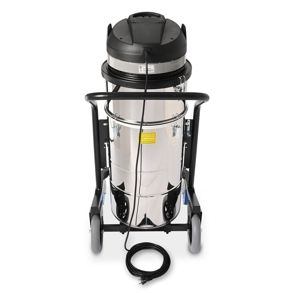 N° de l'image du produit 10 : Steinbock® aspirateur d’huile et de copeaux à pompe VS 2/90 SUB OIL, puissance max. 2 600 W, capacité 90 l, acier inoxydable