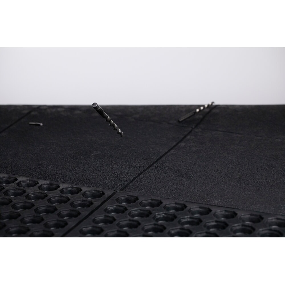 N° de l'image du produit 4 : Tapis anti-fatigue Yoga Solid Basic, structure en nid d’abeille, lxP 900 x 900 mm