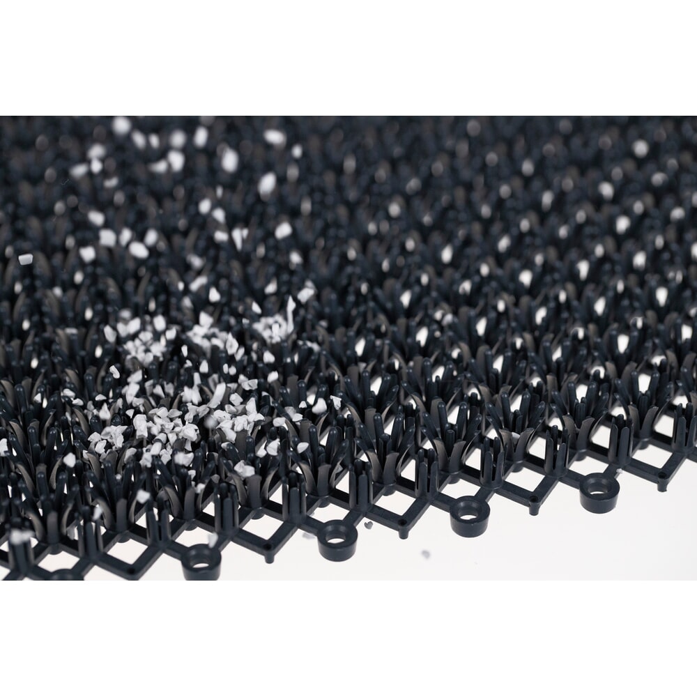 N° de l'image du produit 3 : Tapis de sol pour saletés grossières, PE, l x P 570 x 860 mm, gris foncé