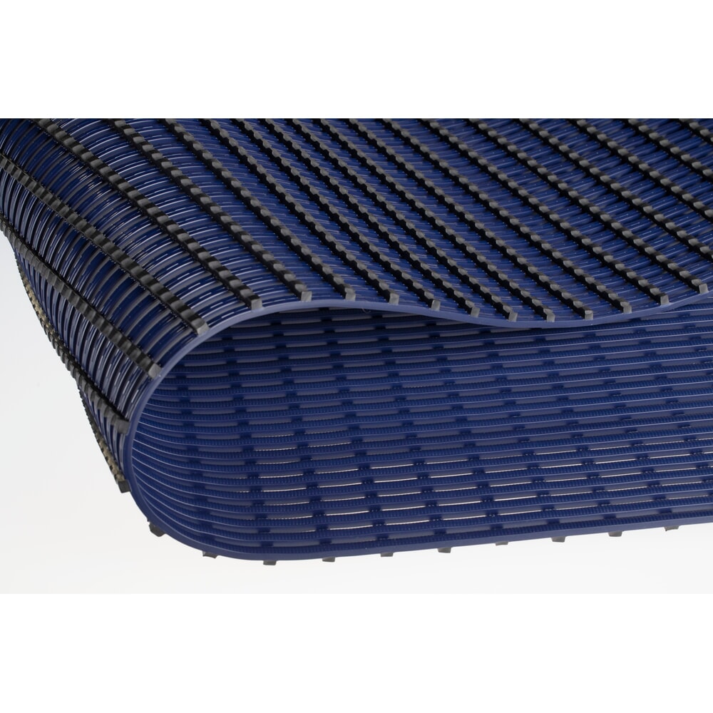 N° de l'image du produit 4 : Tapis en treillis Heronrib 2000 Flex, PVC, découpe par mètre linéaire x 500 mm, bleu