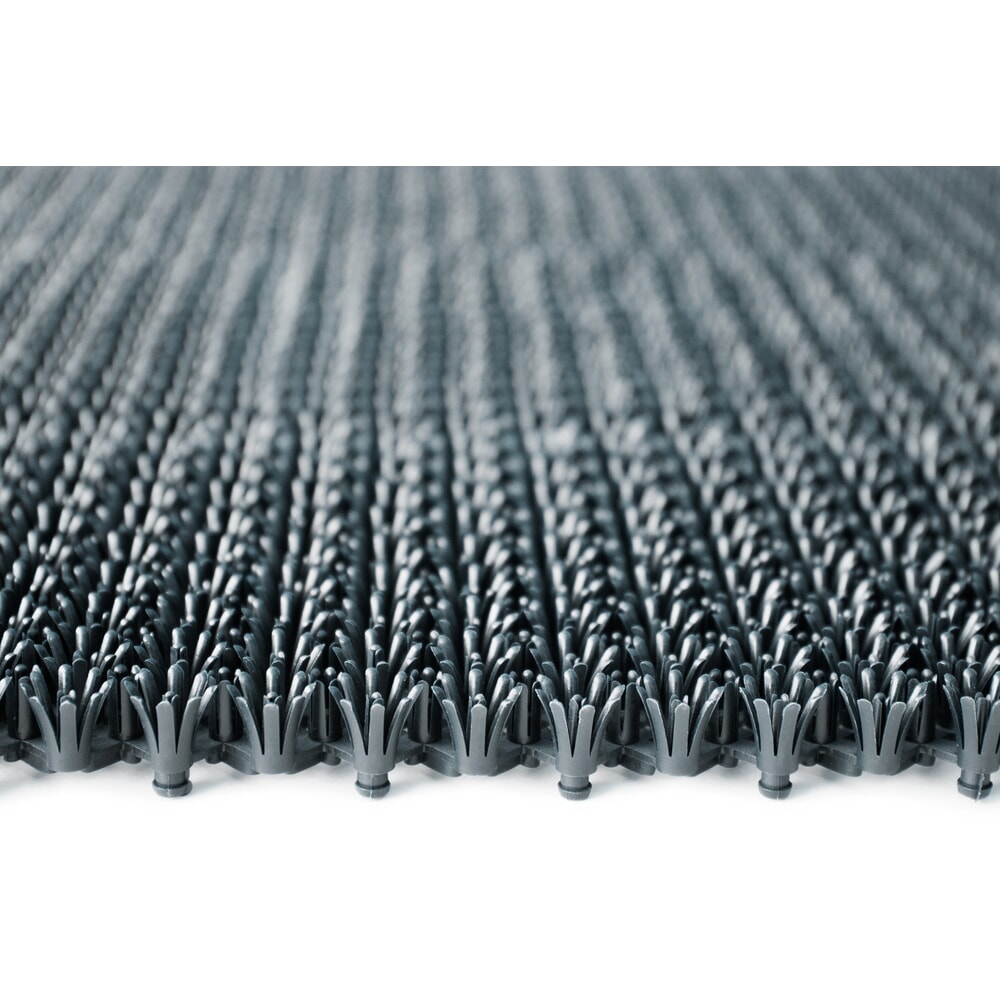 N° de l'image du produit 5 : Tapis de sol pour saletés grossières, PE, l x P 570 x 860 mm, gris foncé
