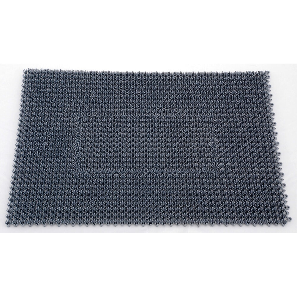 N° de l'image du produit 1 : Tapis de sol pour saletés grossières, PE, l x P 570 x 860 mm, gris foncé