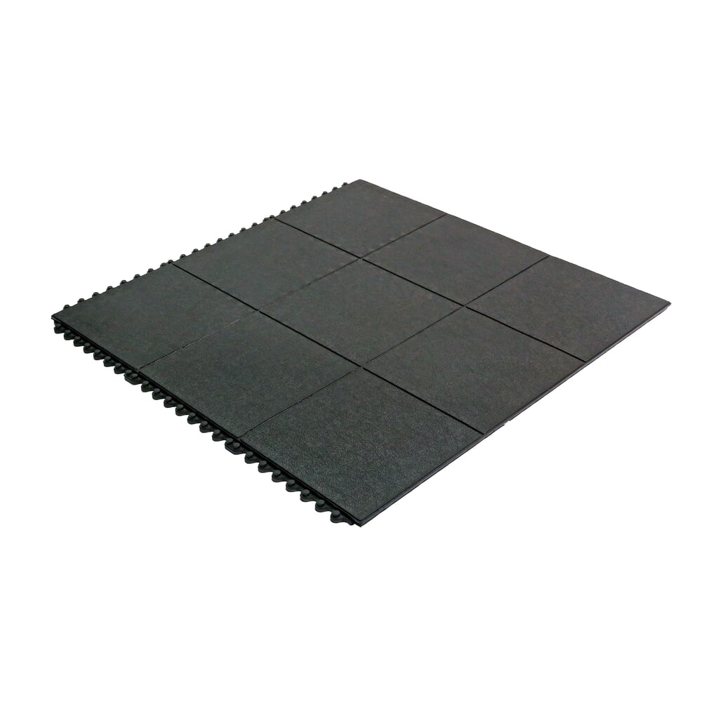 N° de l'image du produit 8 : Tapis anti-fatigue Yoga Solid Basic, structure en nid d’abeille, lxP 900 x 900 mm