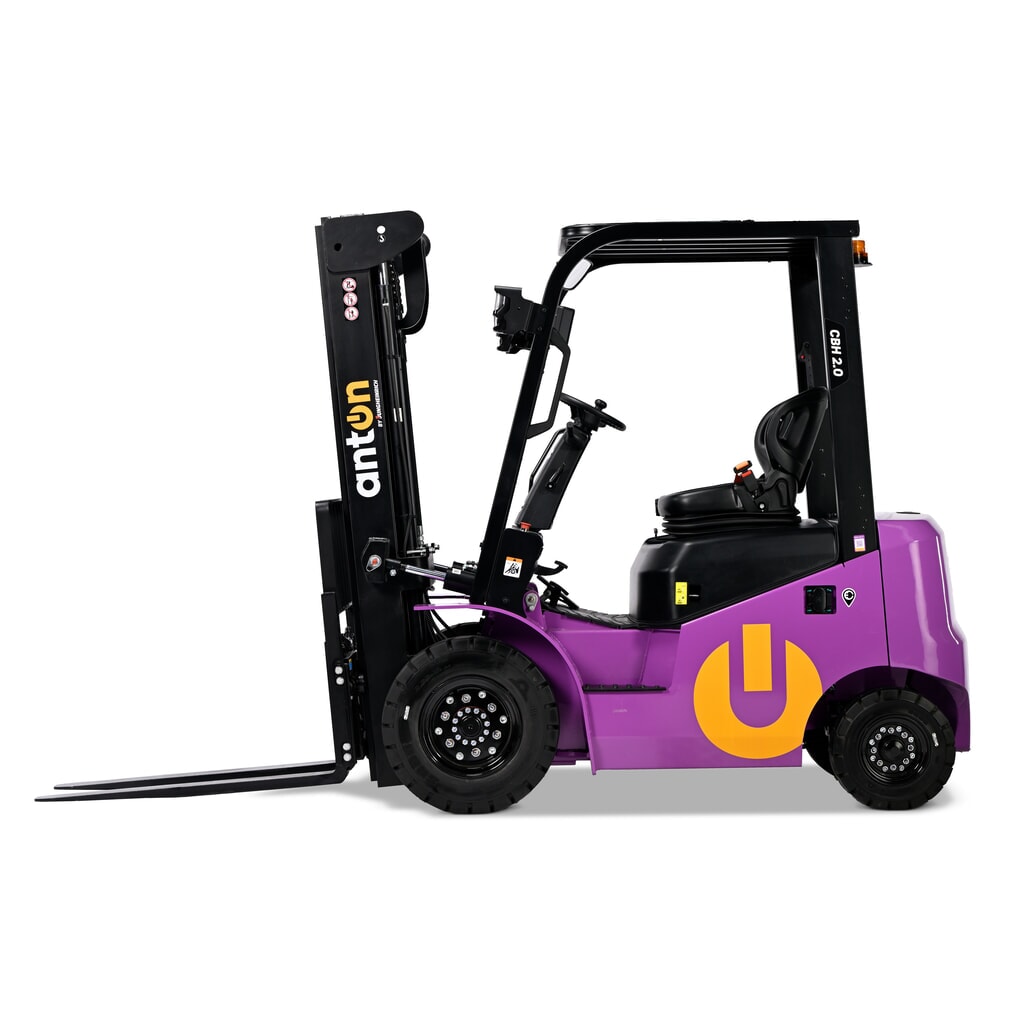 AntOn by Jungheinrich chariot élévateur électrique CBH 2.0 avec mât télescopique double, hauteur de levage 3 300 mm, capacité de charge 2 000 kg, avec chargeur embarqué Illustration du produit: AntOn by Jungheinrich chariot élévateur électrique CBH 2.0 avec mât télescopique double, hauteur de levage 3 300 mm, capacité de charge 2 000 kg, avec chargeur embarqué