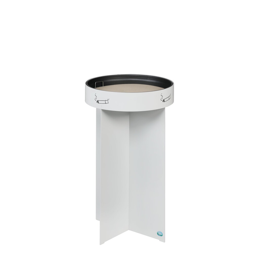 Cendrier sur pied VAR® R 44, en acier galvanisé, sans toit de protection Illustration du produit: Cendrier sur pied VAR® R 44, en acier galvanisé, sans toit de protection
