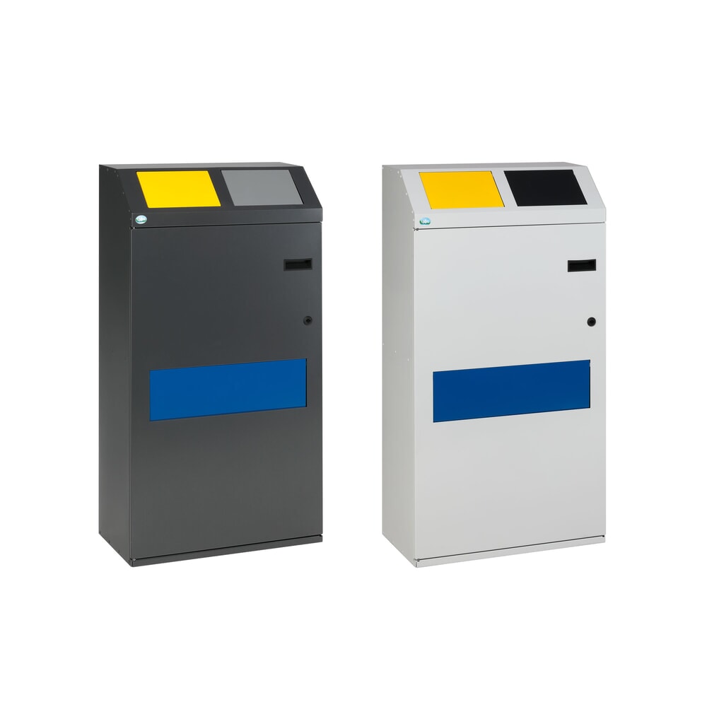 N° de l'image du produit 3 : Collecteur de recyclage VAR® WSS 115, à 2 niveaux, avec 3 moteurs de pré-étirage, gris clair