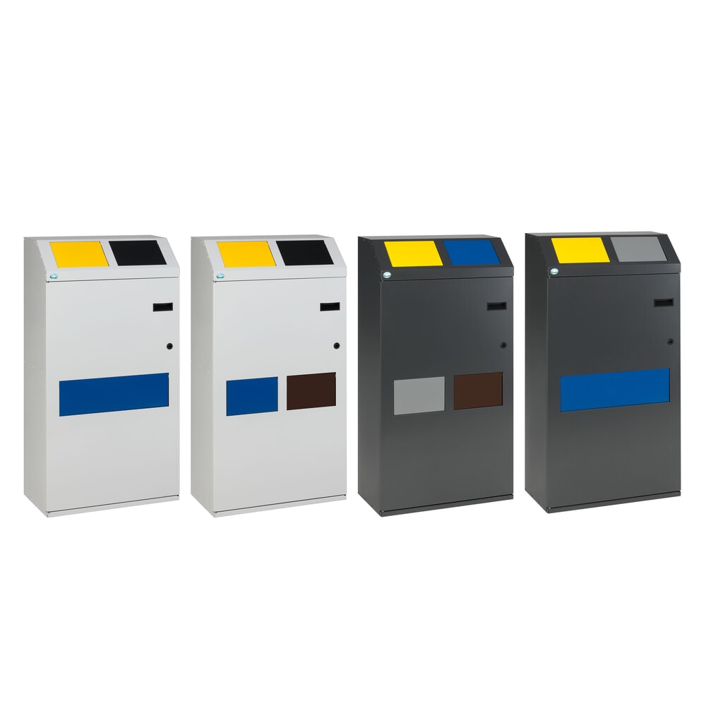 N° de l'image du produit 4 : Collecteur de recyclage VAR® WSS 115, à 2 niveaux, avec 3 moteurs de pré-étirage, gris clair