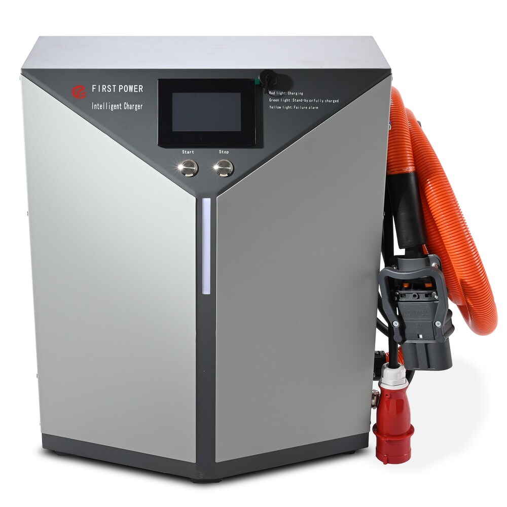 Illustration du produit: Chargeur de batterie externe D400, 80 V, 100 A, CEE rouge 32 A, 4 broches - 3P+E pour chariot élévateur électrique AntOn by Jungheinrich CBH 2.0