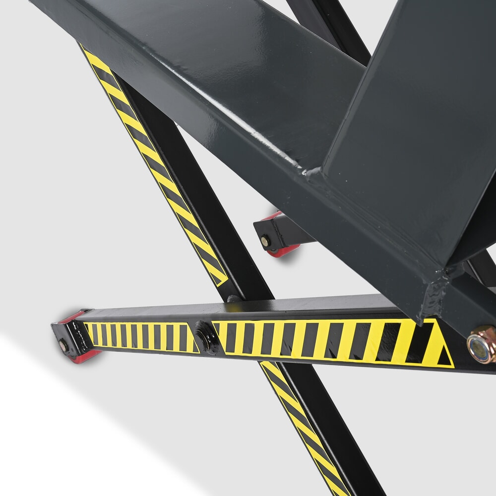 N° de l'image du produit 3 : Transpalette à ciseaux HEMMDAL PTM 1.0 Scissor, capacité de charge 1 000 kg, longueur des fourches 1 150 mm, polyuréthane, galets simples