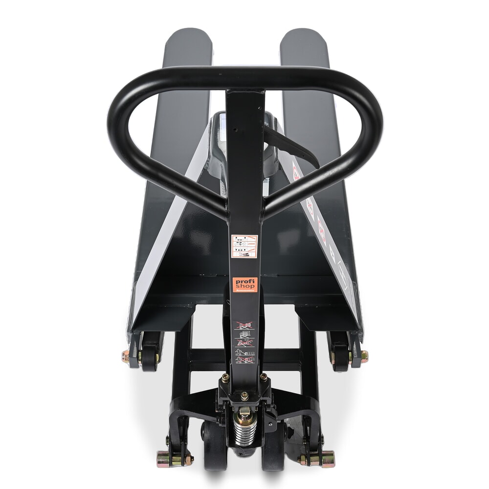 N° de l'image du produit 4 : Transpalette à ciseaux HEMMDAL PTM 1.0 Scissor, capacité de charge 1 000 kg, longueur des fourches 1 150 mm, polyuréthane, galets simples