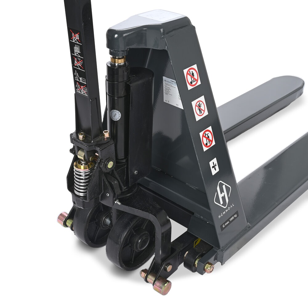 N° de l'image du produit 12 : Transpalette à ciseaux HEMMDAL PTM 1.0 Scissor, capacité de charge 1 000 kg, longueur des fourches 1 150 mm, polyuréthane, galets simples