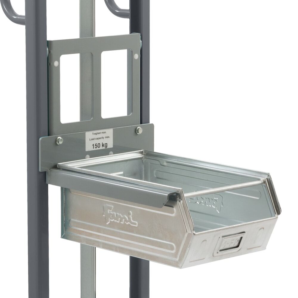 N° de l'image du produit 2 : Chariot de levée Ameise® avec dispositif de prise à fourche, pneus pleins souples