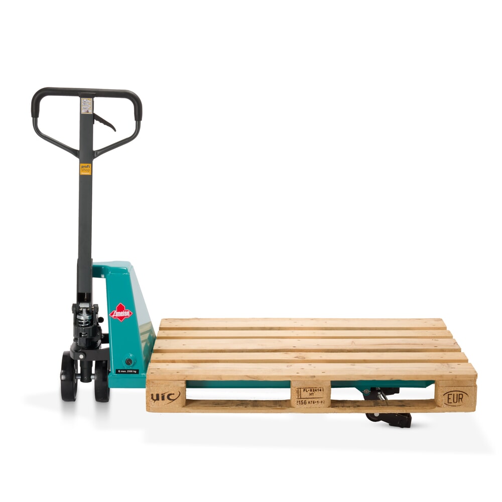 N° de l'image du produit 9 : Transpalette manuel 4 voies Ameise® PTM 2.5 Cross, capacité de charge 2 500 kg / 1 500 kg, longueur des fourches 1 150 mm, polyuréthane