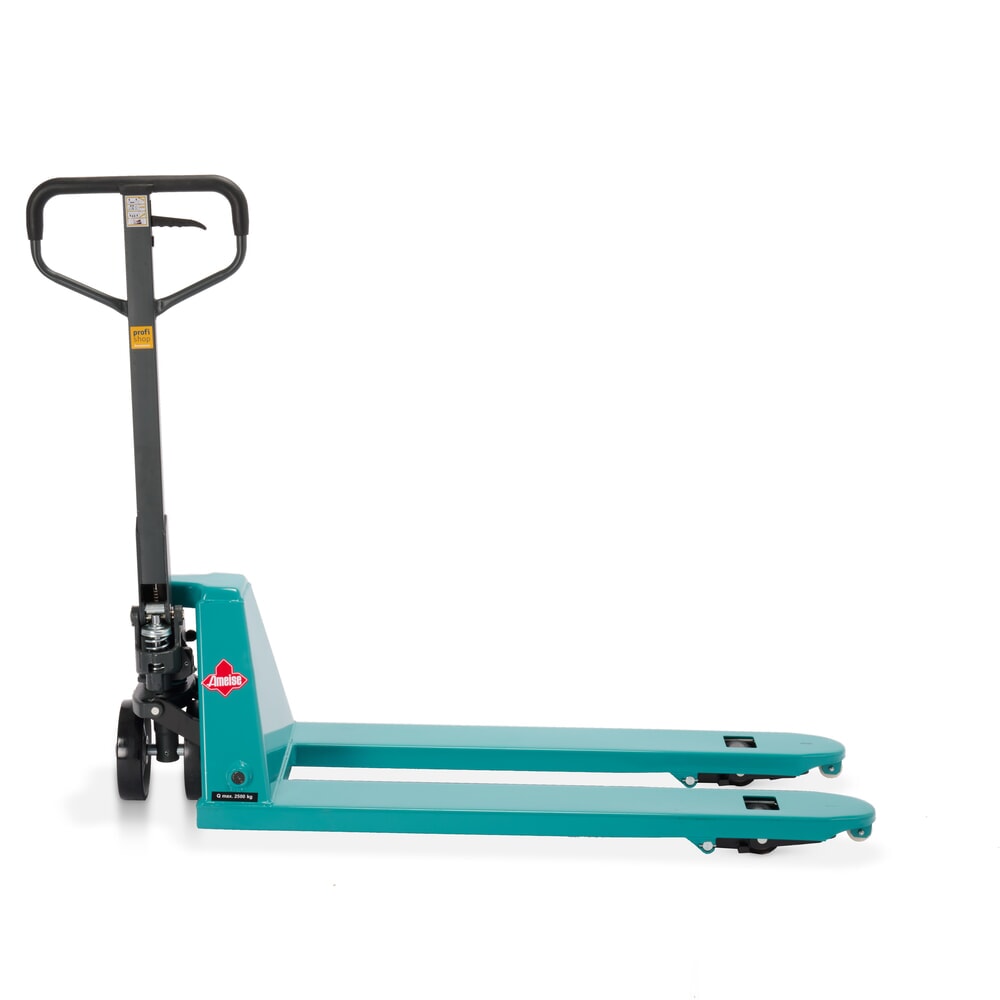 N° de l'image du produit 11 : Transpalette manuel 4 voies Ameise® PTM 2.5 Cross, capacité de charge 2 500 kg / 1 500 kg, longueur des fourches 1 150 mm, polyuréthane
