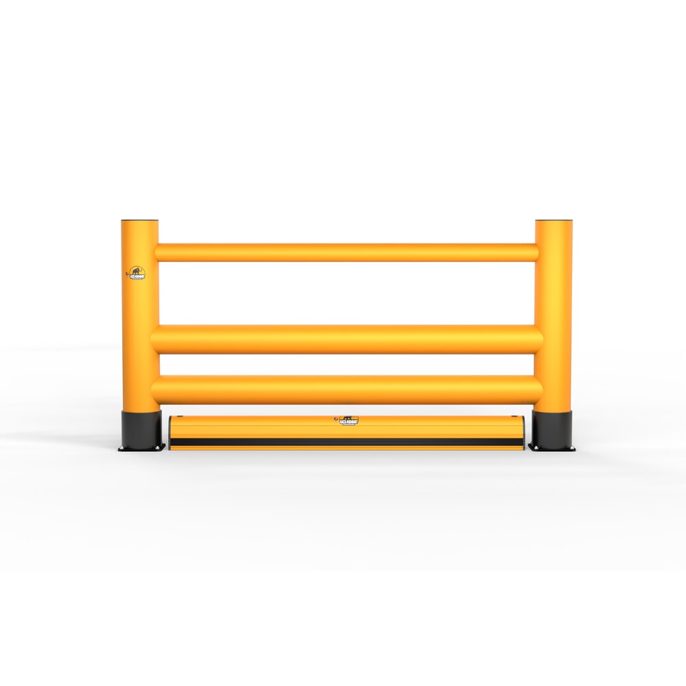 N° de l'image du produit 4 : A.M.P.E.R.E. Rambarde de protection Rack Mammut®, main courante Doppelplanke Extra, longueur 2,00 m