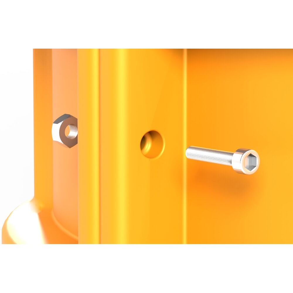N° de l'image du produit 4 : A.M.P.E.R.E. Protection de colonnes Universal Rack Mammut® Smart, pour colonnes carrées 100–150 mm, hauteur 300 mm