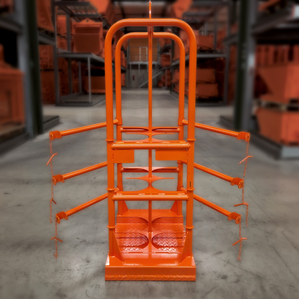 Panier pour bouteilles de gaz Eichinger®, 4 bouteilles ø 250 mm, orangé pur N° de l'image du produit 3 : Panier pour bouteilles de gaz Eichinger®, 4 bouteilles ø 250 mm, orangé pur