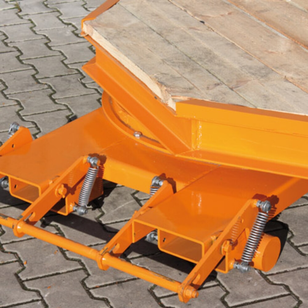 N° de l'image du produit 2 : Eichinger® Plate-forme de préparation de commandes, Lxl 3 610 x 2 000 mm, bleu gentiane