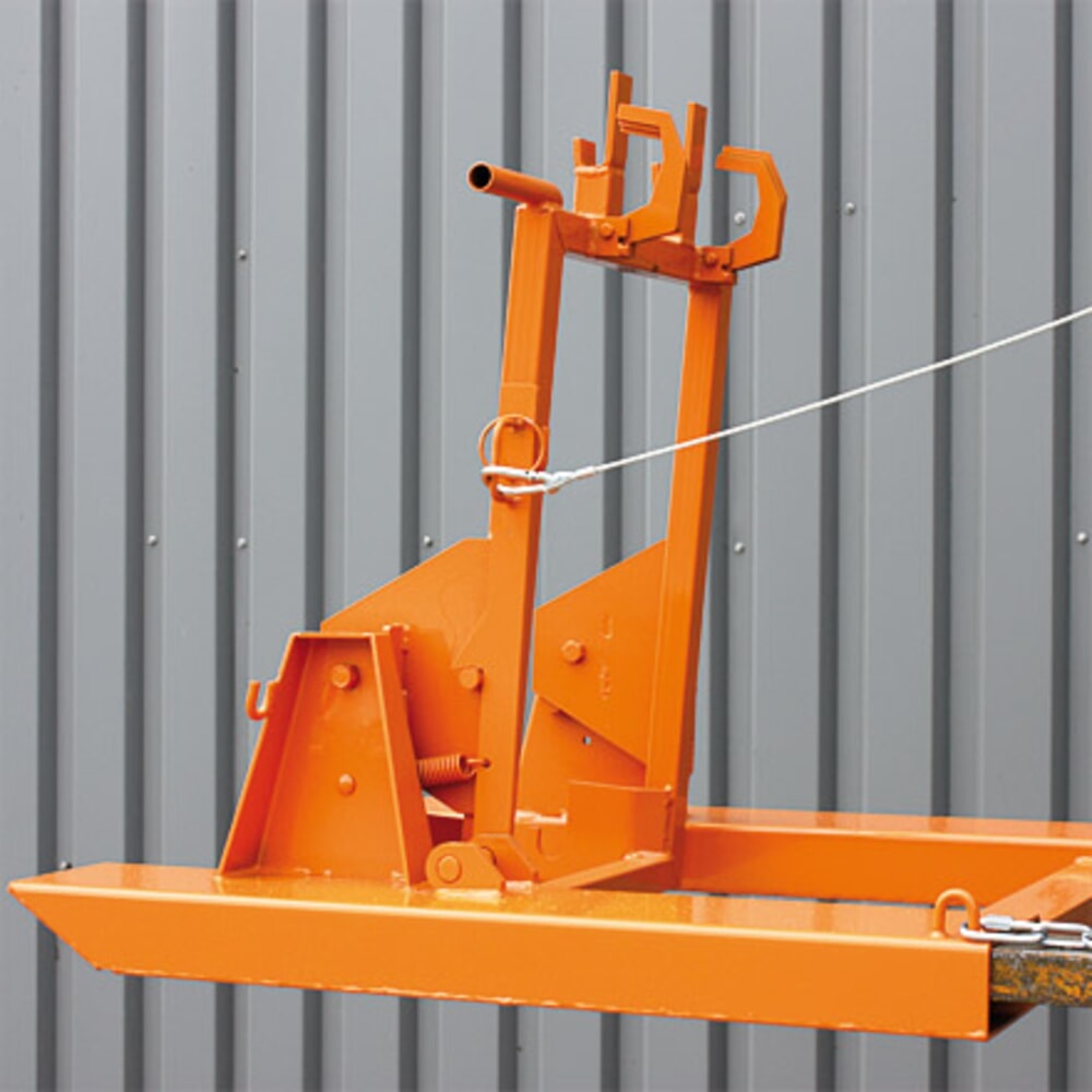 N° de l'image du produit 3 : Eichinger® Basculeur de poubelle pour poubelles d’ordures ménagères, 600 kg, poubelle de 80 ou 120 litres orangé pur