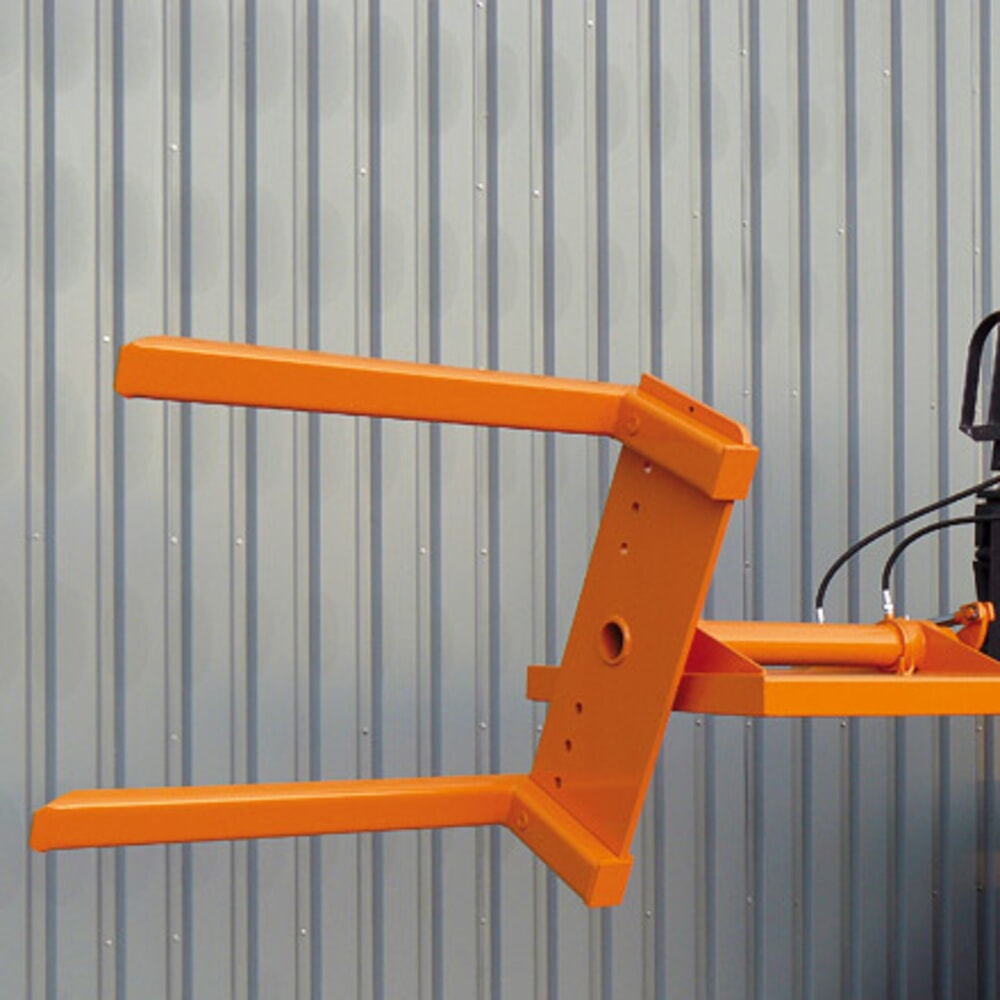 N° de l'image du produit 4 : Eichinger® Basculeur de benne hydraulique pour conteneur avec fourreaux, 1 500 kg, orangé pur