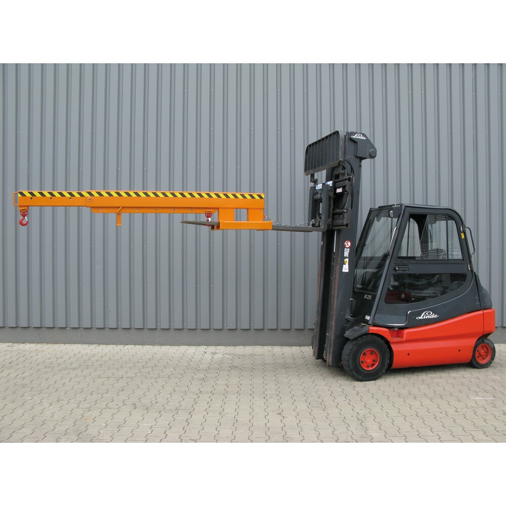 N° de l'image du produit 3 : Eichinger® Bras de grue télescopique, 2 500 kg, orangé pur