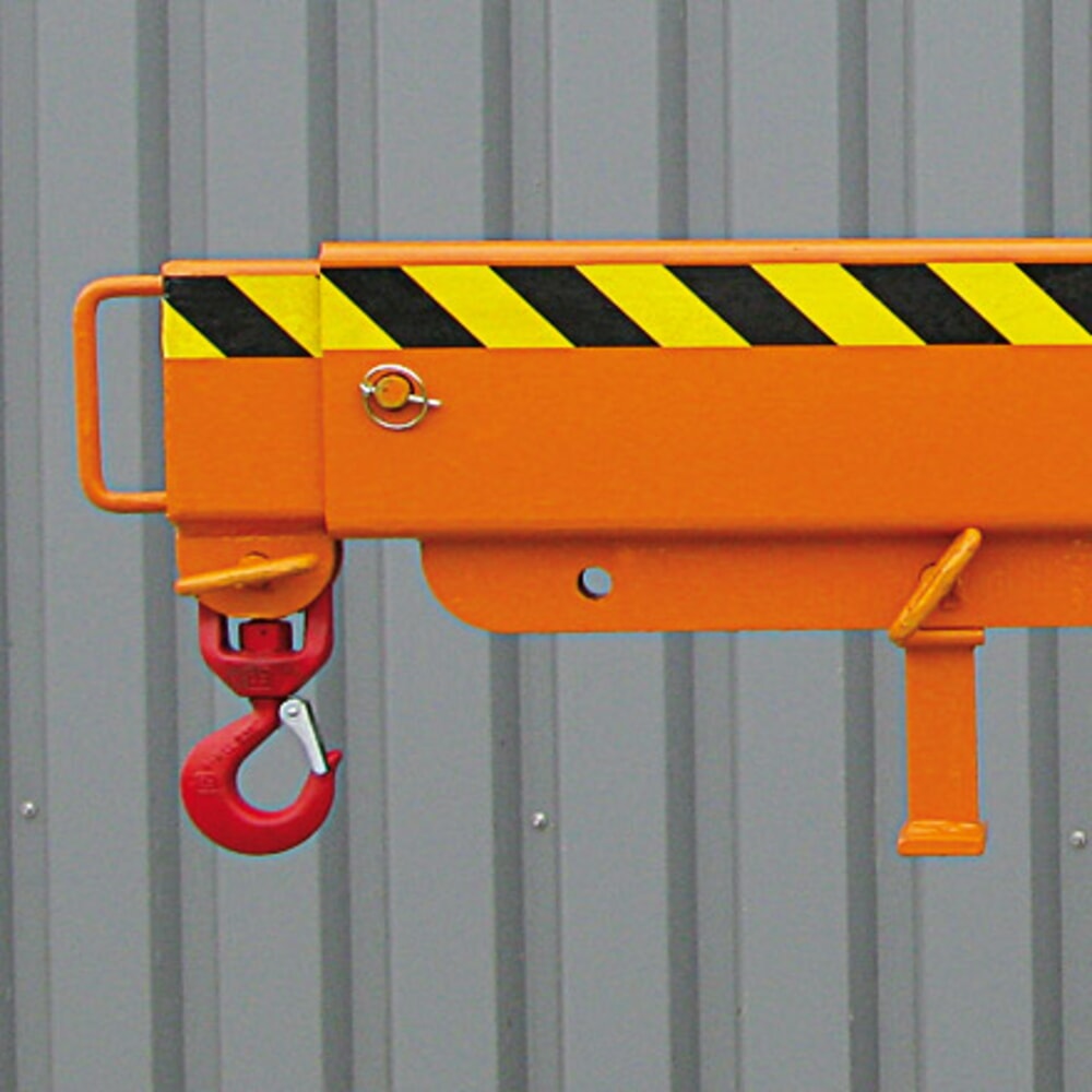 N° de l'image du produit 4 : Eichinger® Bras de grue télescopique, 2 500 kg, orangé pur