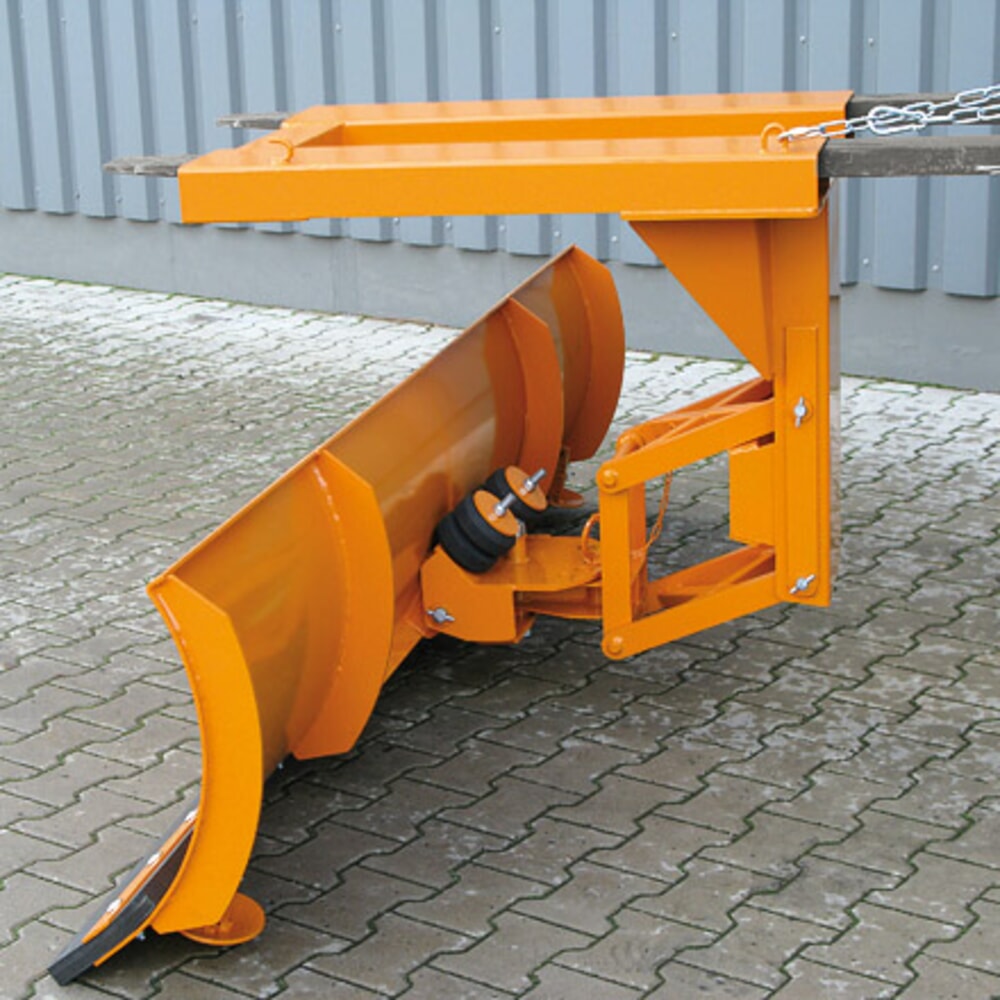 N° de l'image du produit 3 : Eichinger® Lame de chasse-neige avec compensation de niveau, entrée de fourche en haut Largeur de lame 1 500 mm gris anthracite, caoutchouc