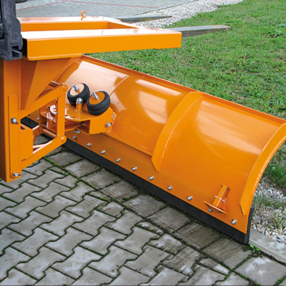 N° de l'image du produit 4 : Eichinger® Lame de chasse-neige avec compensation de niveau, entrée de fourche en haut Largeur de lame 1 500 mm gris anthracite, caoutchouc
