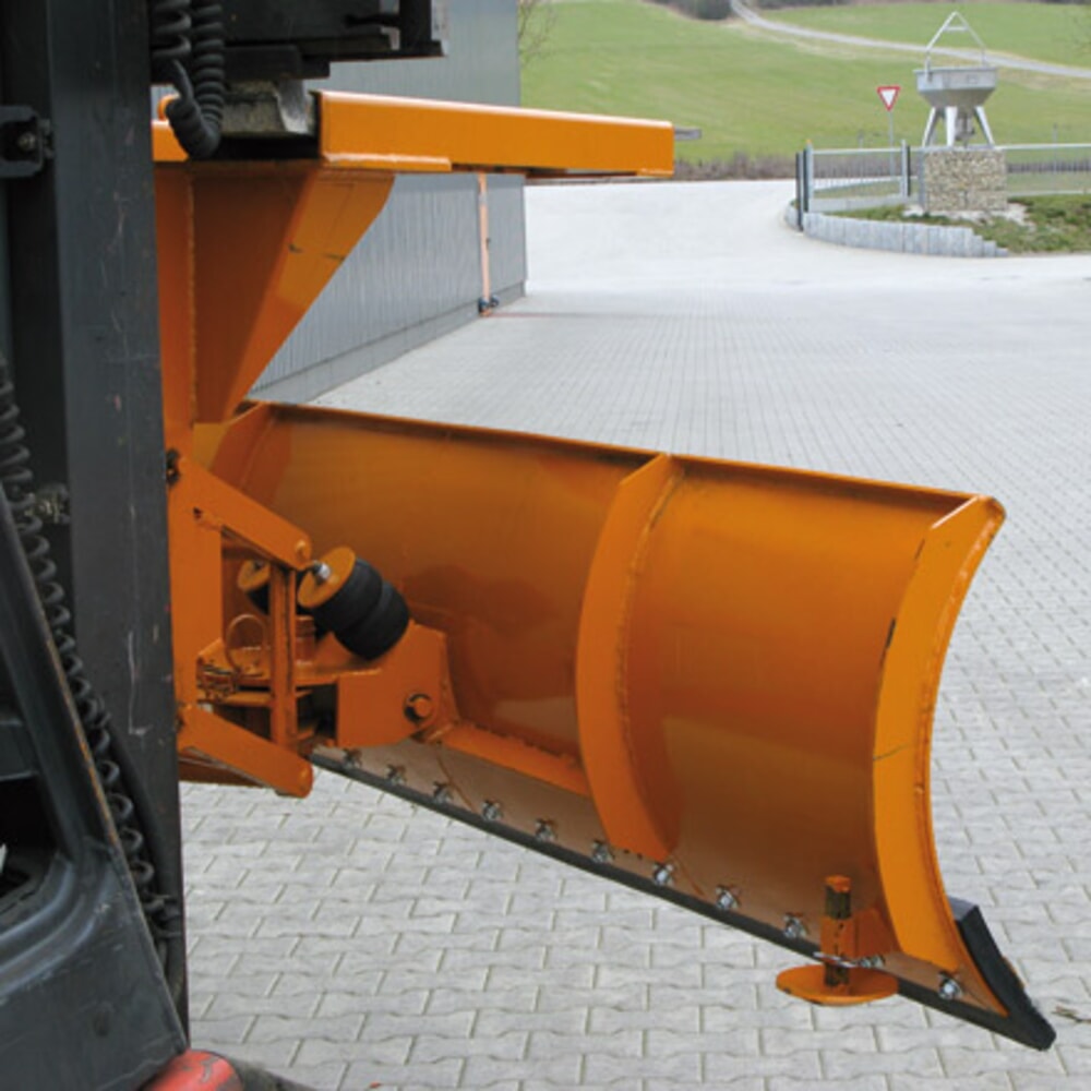 N° de l'image du produit 6 : Eichinger® Lame de chasse-neige avec compensation de niveau, entrée de fourche en haut Largeur de lame 1 500 mm gris anthracite, caoutchouc
