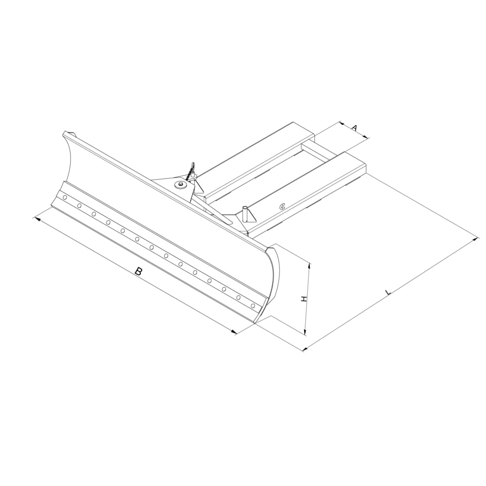 N° de l'image du produit 6 : Eichinger® Pelle chasse-neige, largeur de lame 1 800 mm gris anthracite, caoutchouc