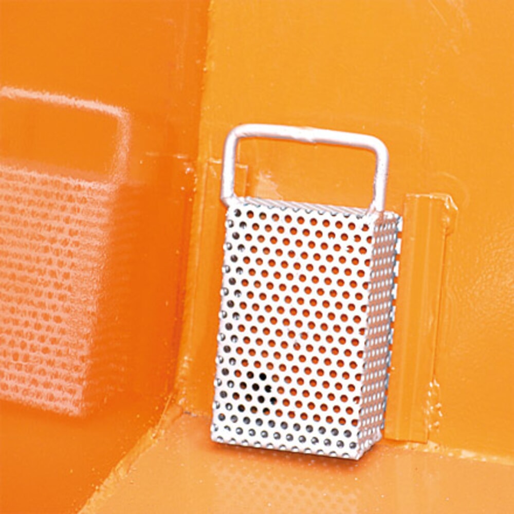 N° de l'image du produit 4 : Eichinger® Benne basculante à copeaux avec tamis et robinet de vidange, 1 000 kg, 300 litres, bleu gentiane