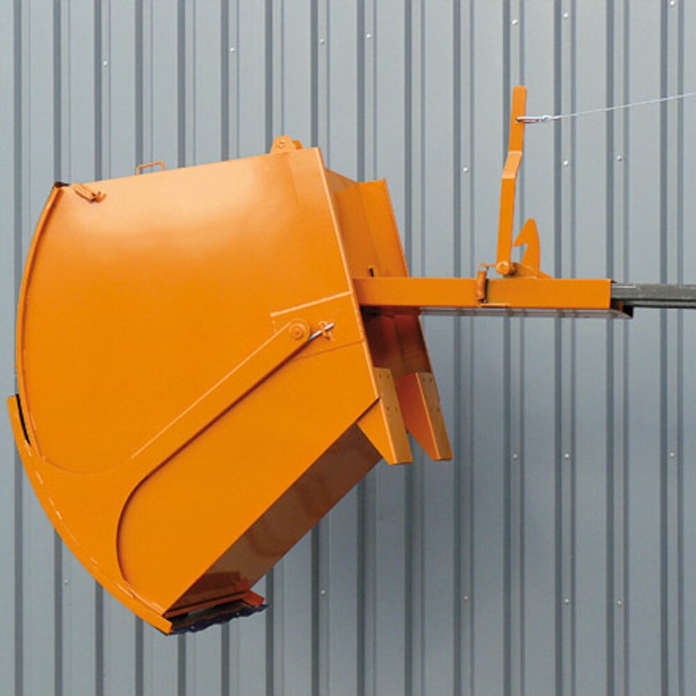 N° de l'image du produit 3 : Eichinger® Benne basculante avec couvercle rond, 1 000 kg, 750 litres, galvanisée à chaud