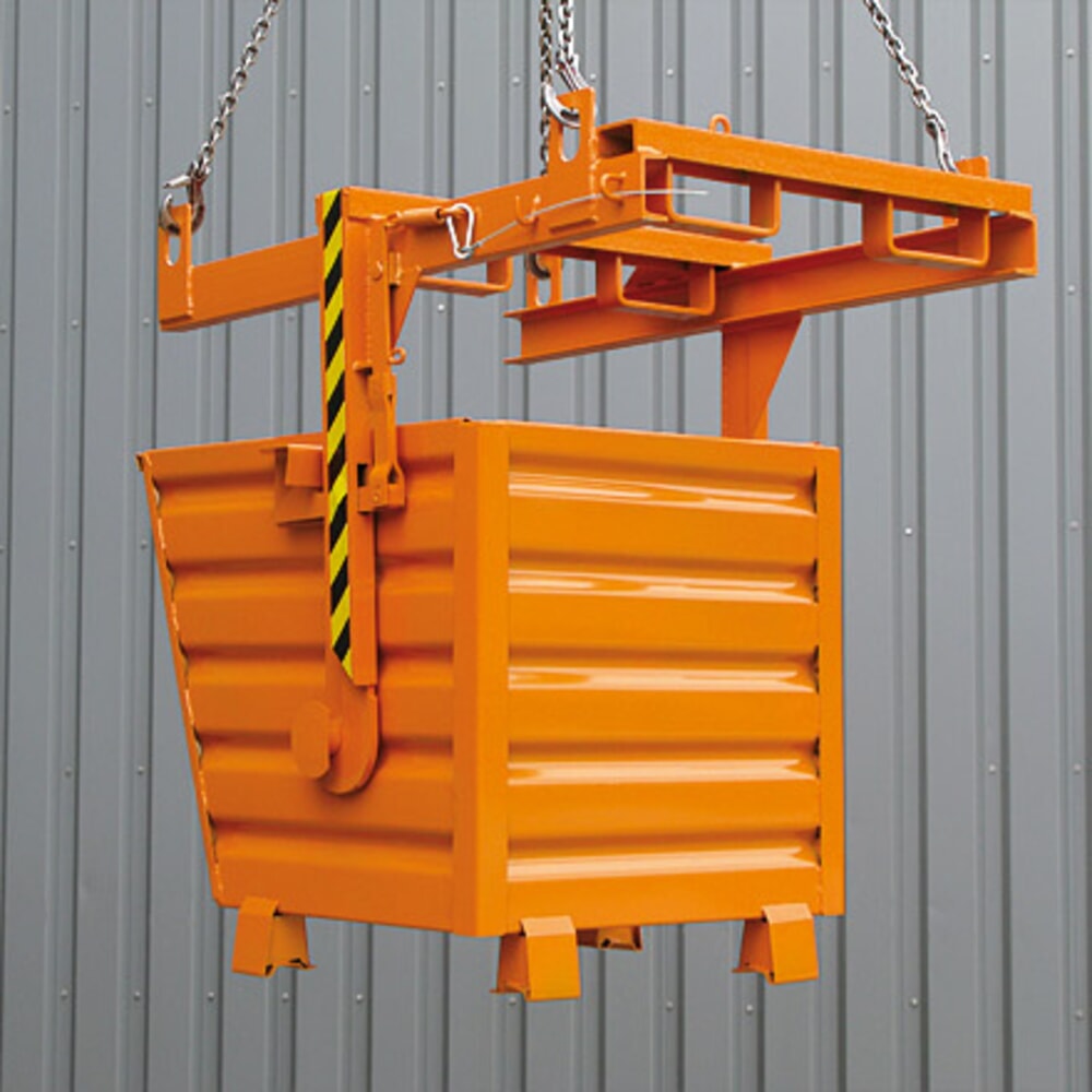 N° de l'image du produit 3 : Eichinger® Benne empilable, 2 000 kg, 1 500 litres, gris anthracite