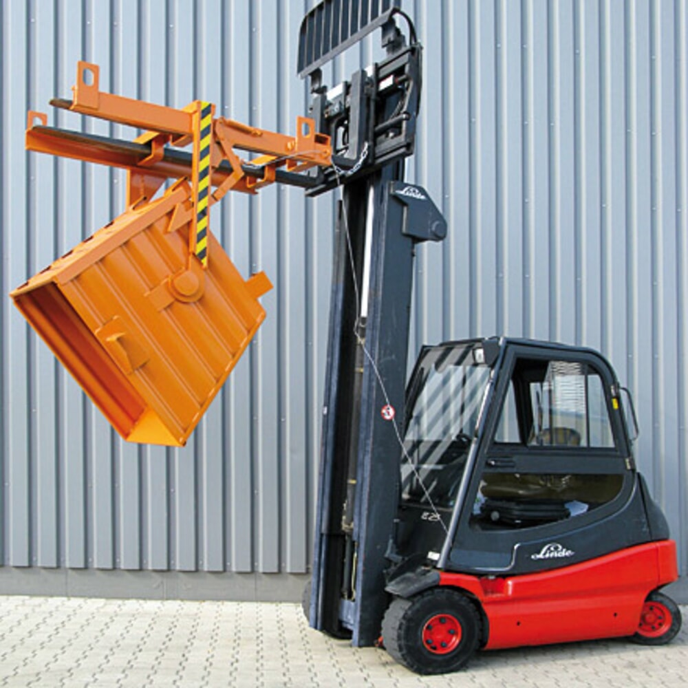 N° de l'image du produit 4 : Eichinger® Benne empilable, 2 000 kg, 1 500 litres, gris anthracite