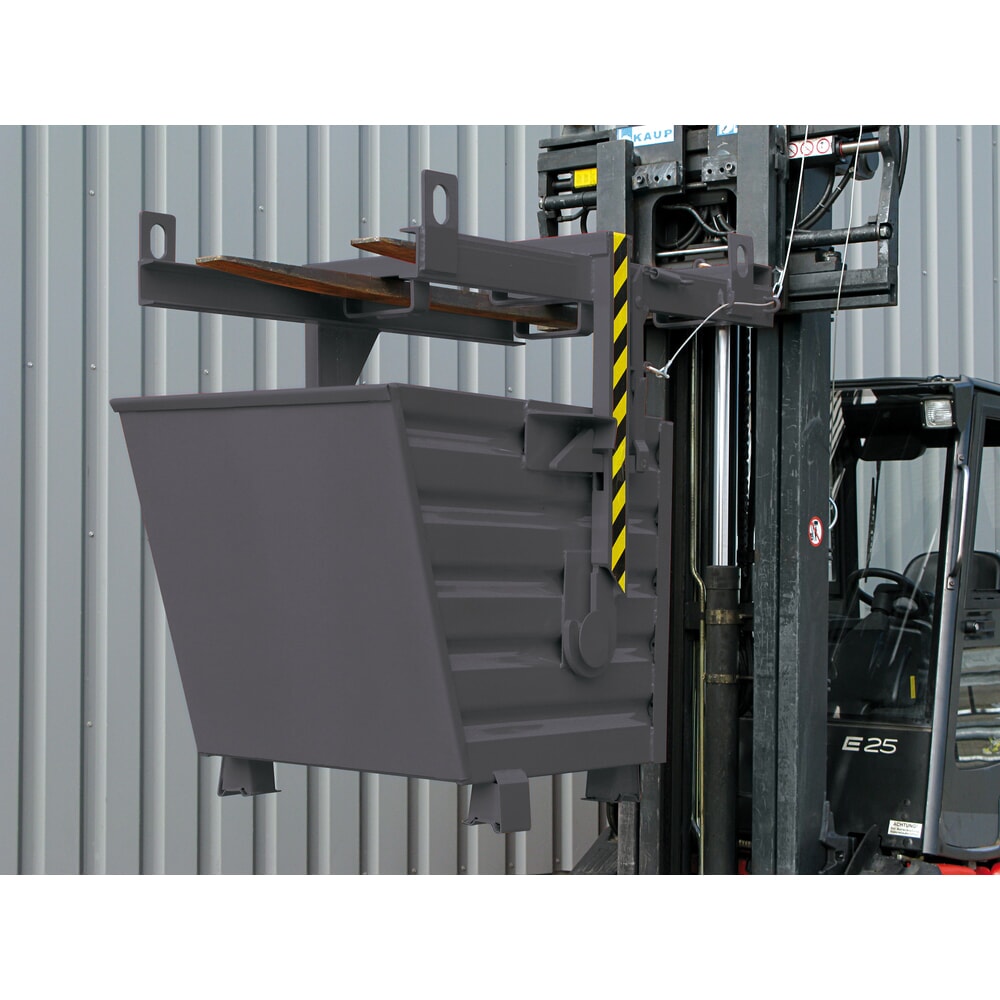 N° de l'image du produit 6 : Eichinger® Benne empilable, 2 000 kg, 1 500 litres, gris anthracite