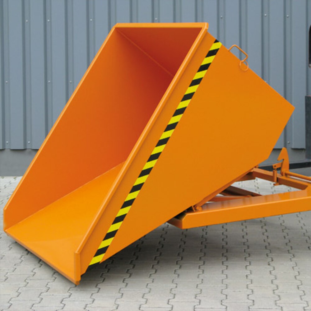 N° de l'image du produit 3 : Benne basculante Eichinger® hauteur de construction faible, 1 000 kg, 1000 litres, galvanisé à chaud