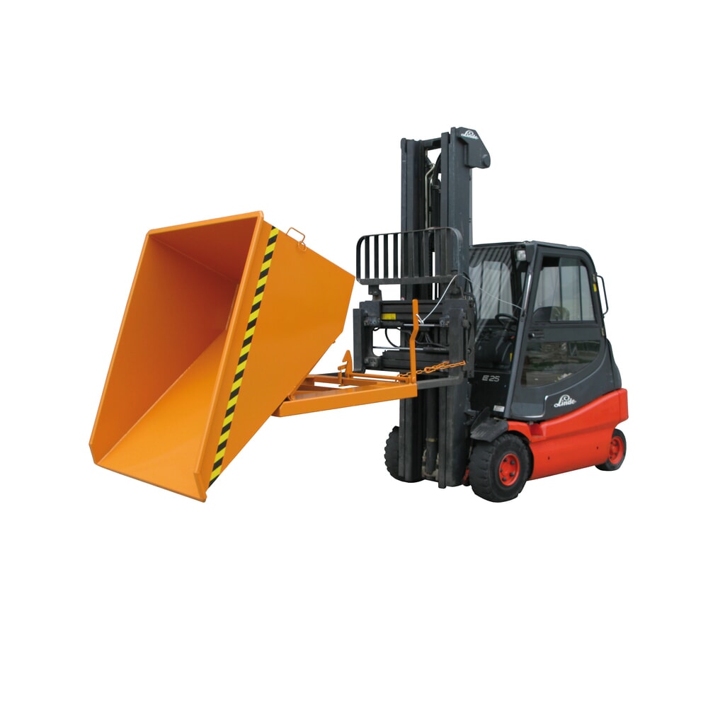 N° de l'image du produit 4 : Benne basculante Eichinger® hauteur de construction faible, 1 000 kg, 1000 litres, galvanisé à chaud