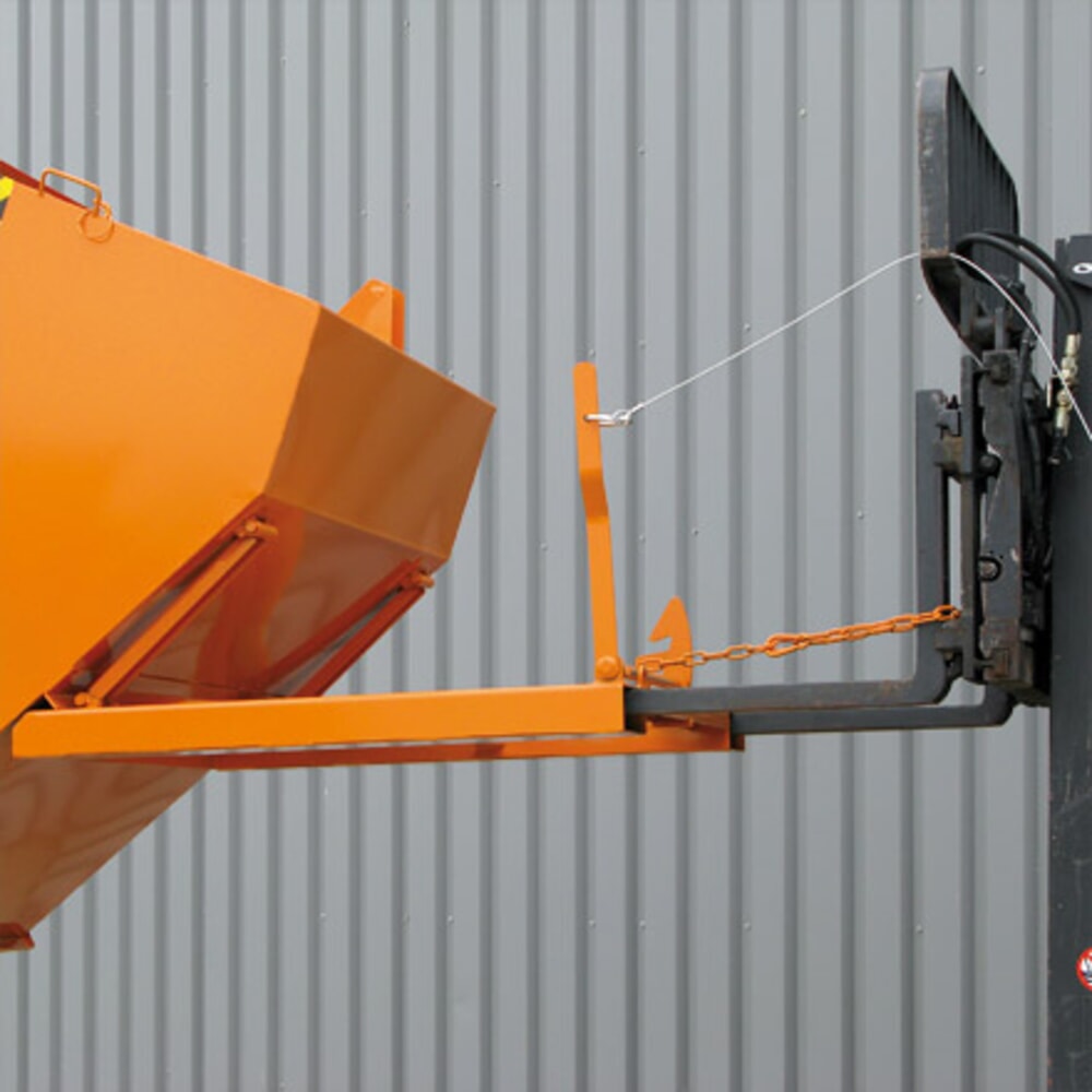 N° de l'image du produit 6 : Benne basculante Eichinger® hauteur de construction faible, 1 000 kg, 1000 litres, galvanisé à chaud