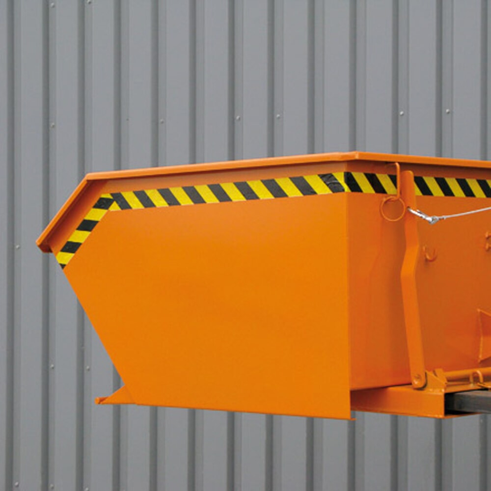 N° de l'image du produit 5 : Benne basculante Eichinger® hauteur de construction faible, 1 000 kg, 400 litres, gris anthracite