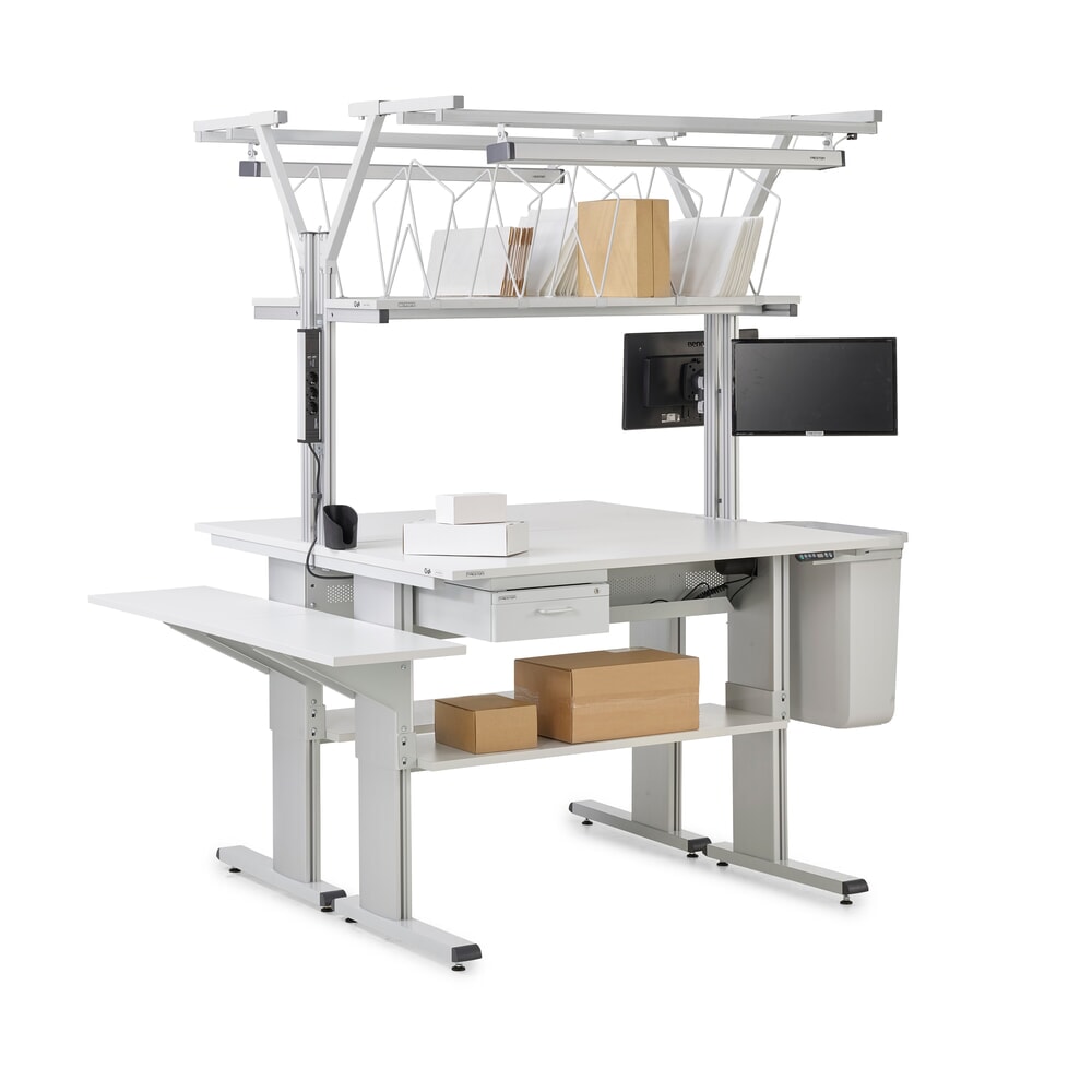 N° de l'image du produit 5 : Extension pour table de travail TRESTON de type WB, largeur 1 500 mm