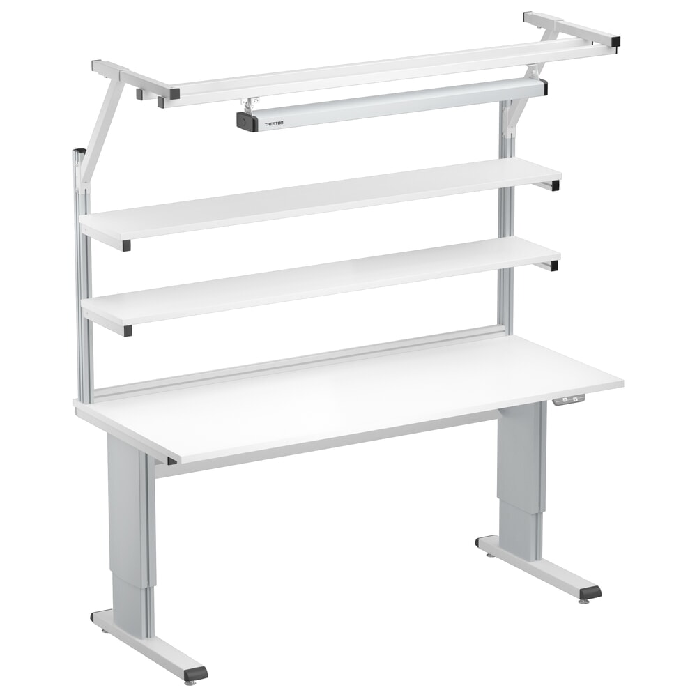 N° de l'image du produit 5 : Étagère ALH150 pour table de travail TRESTON WB, ESD, lxP 1 500 x 310 mm