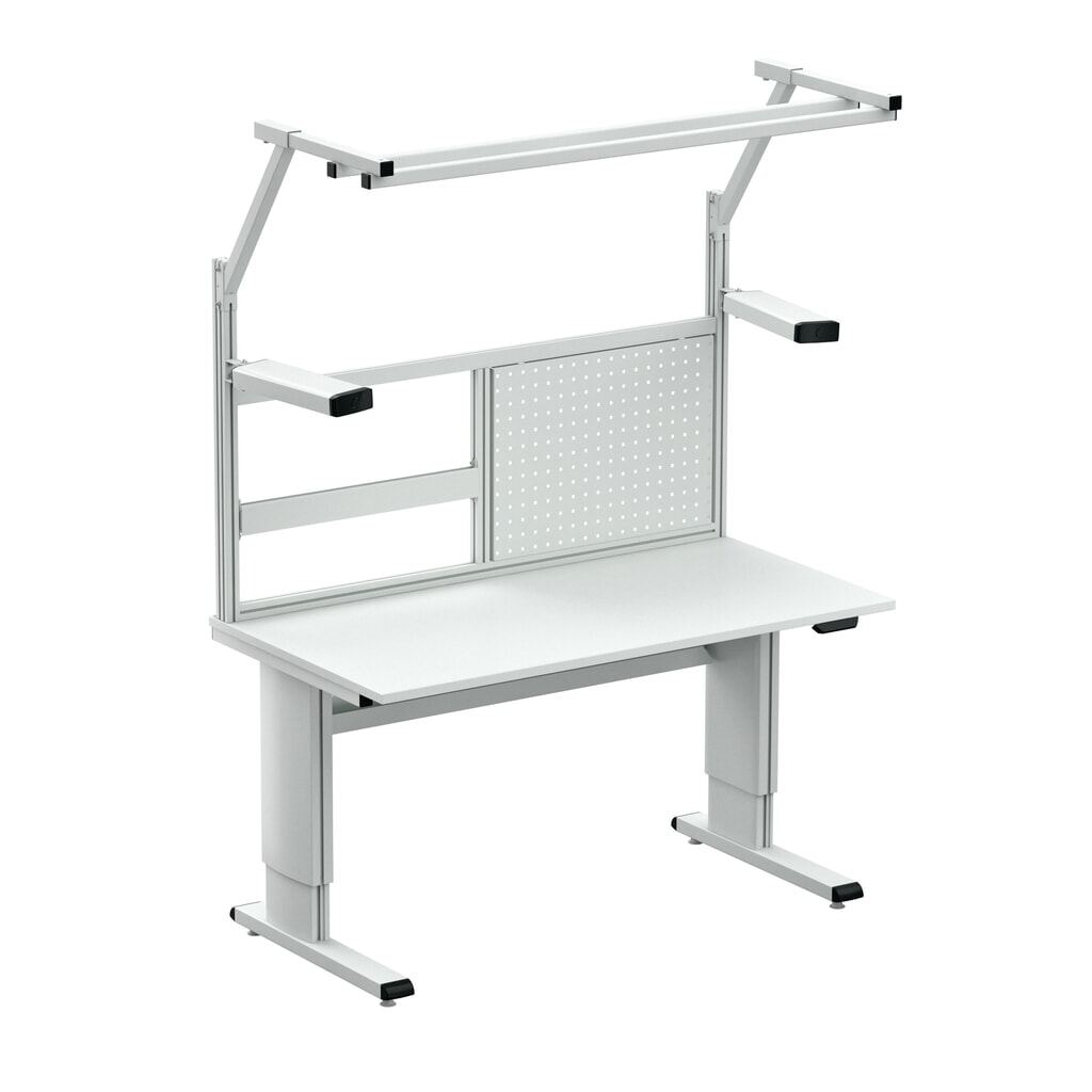 Baguette d'accrochage pour table de travail TRESTON WB, longueur 685 mm N° de l'image du produit 4 : Baguette d'accrochage pour table de travail TRESTON WB, longueur 685 mm