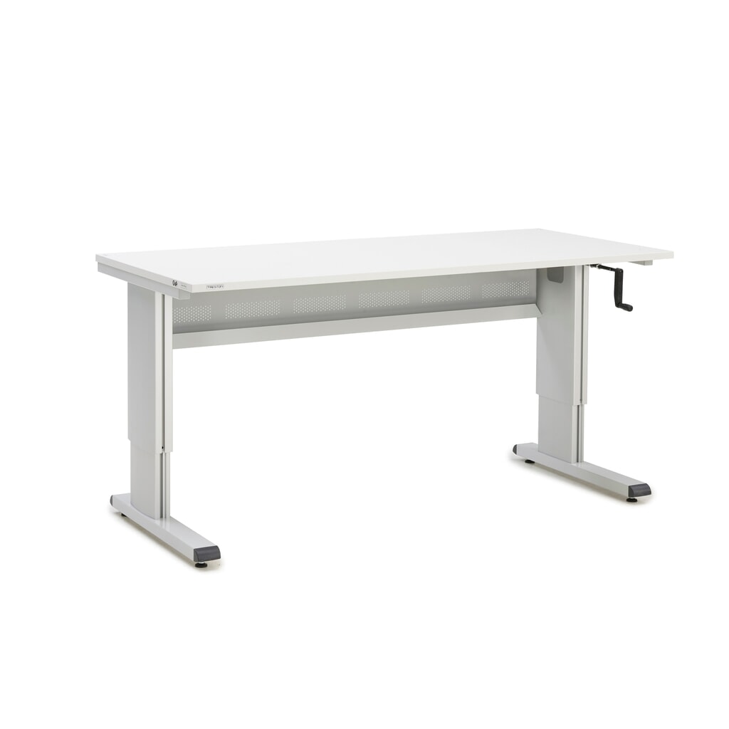 Illustration du produit: Table de travail TRESTON, type WB, réglable en hauteur, manivelle, L x P 1 800 x 800 mm