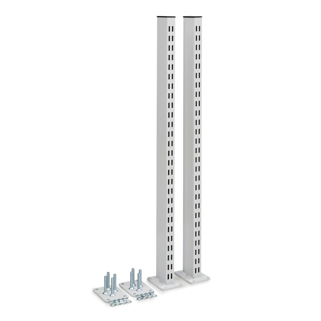 Illustration du produit: Montants perforés pour table de travail TRESTON TED, avec bride, hauteur 790 mm, 2 pcs/UV