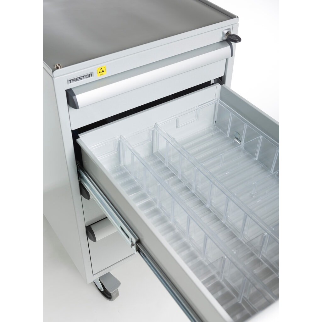 Bac à bec compatible TRESTON en polystyrène, étiquettes incluses, haut. x larg. x prof. 82 x 186 x 300 mm N° de l'image du produit 3 : Bac à bec compatible TRESTON en polystyrène, étiquettes incluses, haut. x larg. x prof. 82 x 186 x 300 mm
