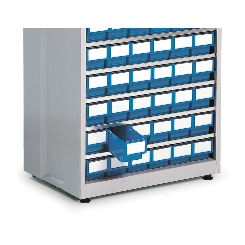 N° de l'image du produit 5 : Système de rangement à tiroirs, 48 tiroirs, bleu