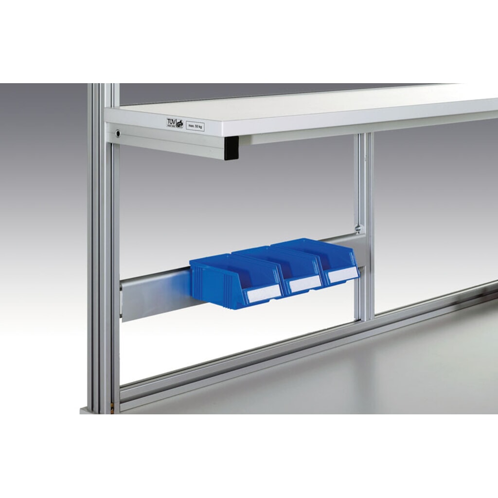 N° de l'image du produit 5 : Baguette d'accrochage pour table de travail TRESTON WB, longueur 685 mm